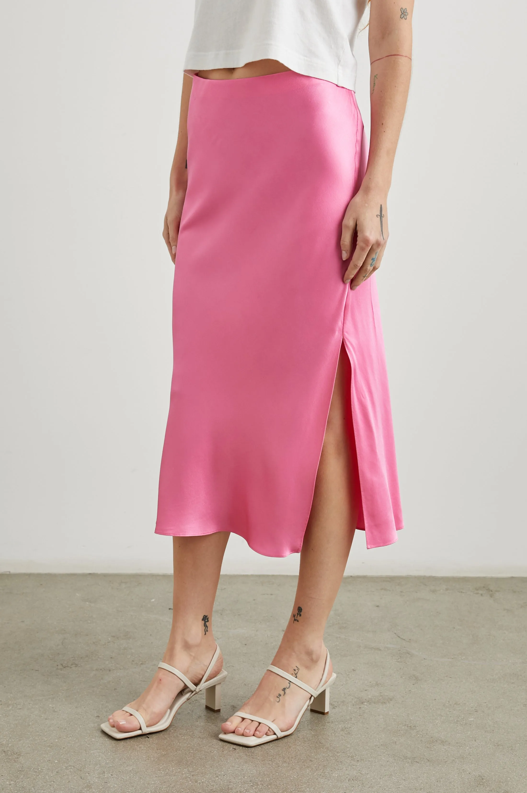 MAYA SKIRT - MALIBU PINK Rails