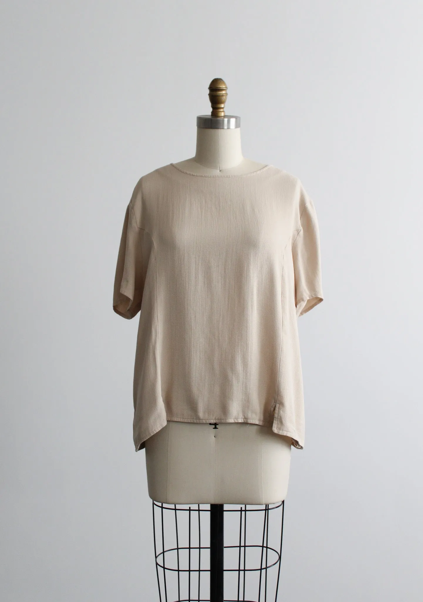 meadowlark silk tee 1919 Vintage