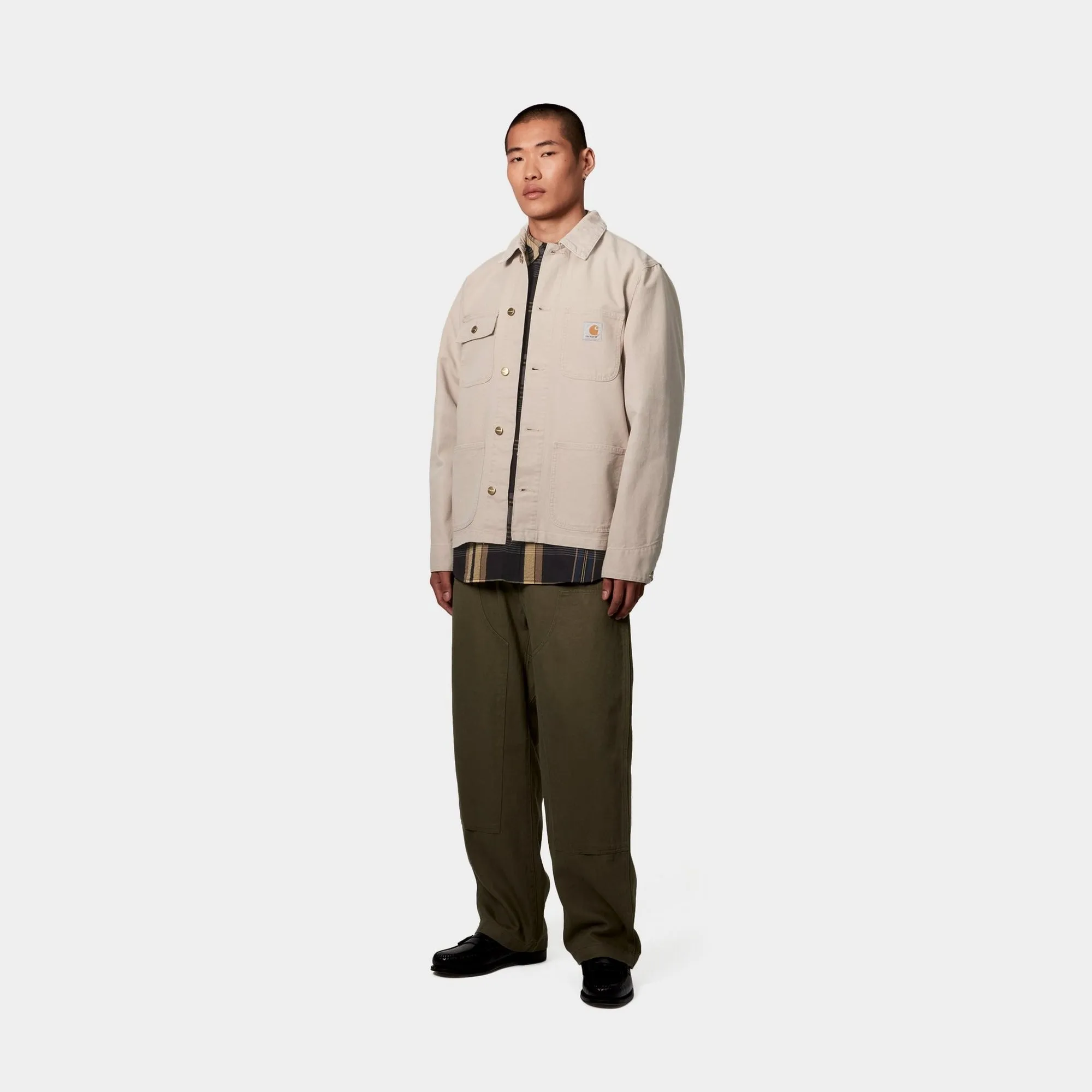 Michigan Coat (Spring) - Stone Canvas | Dusky Beige / Dusky Beige Carhartt WIP