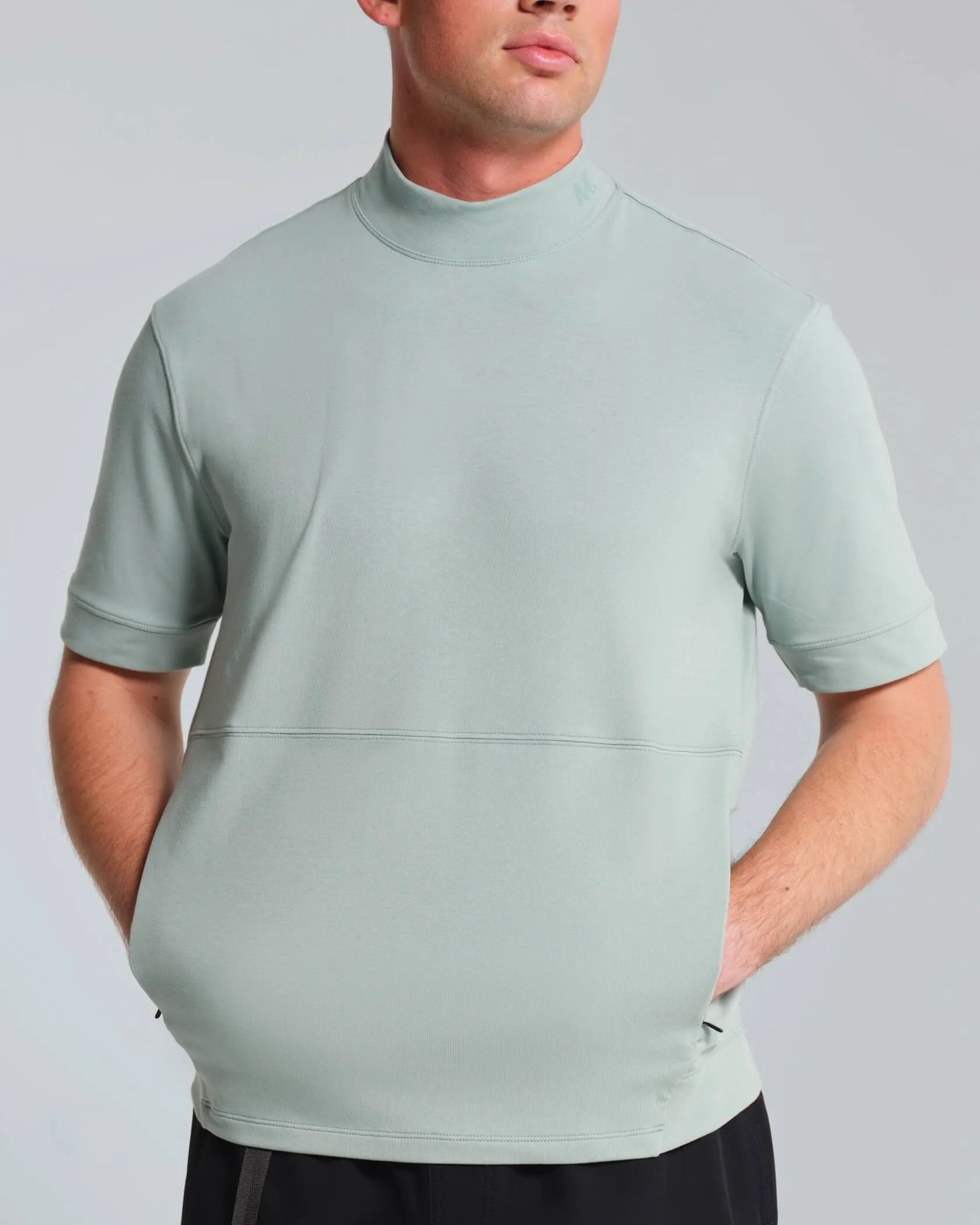 Micro Mock Neck SS Crew Municipal