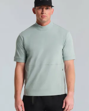 Micro Mock Neck SS Crew Municipal
