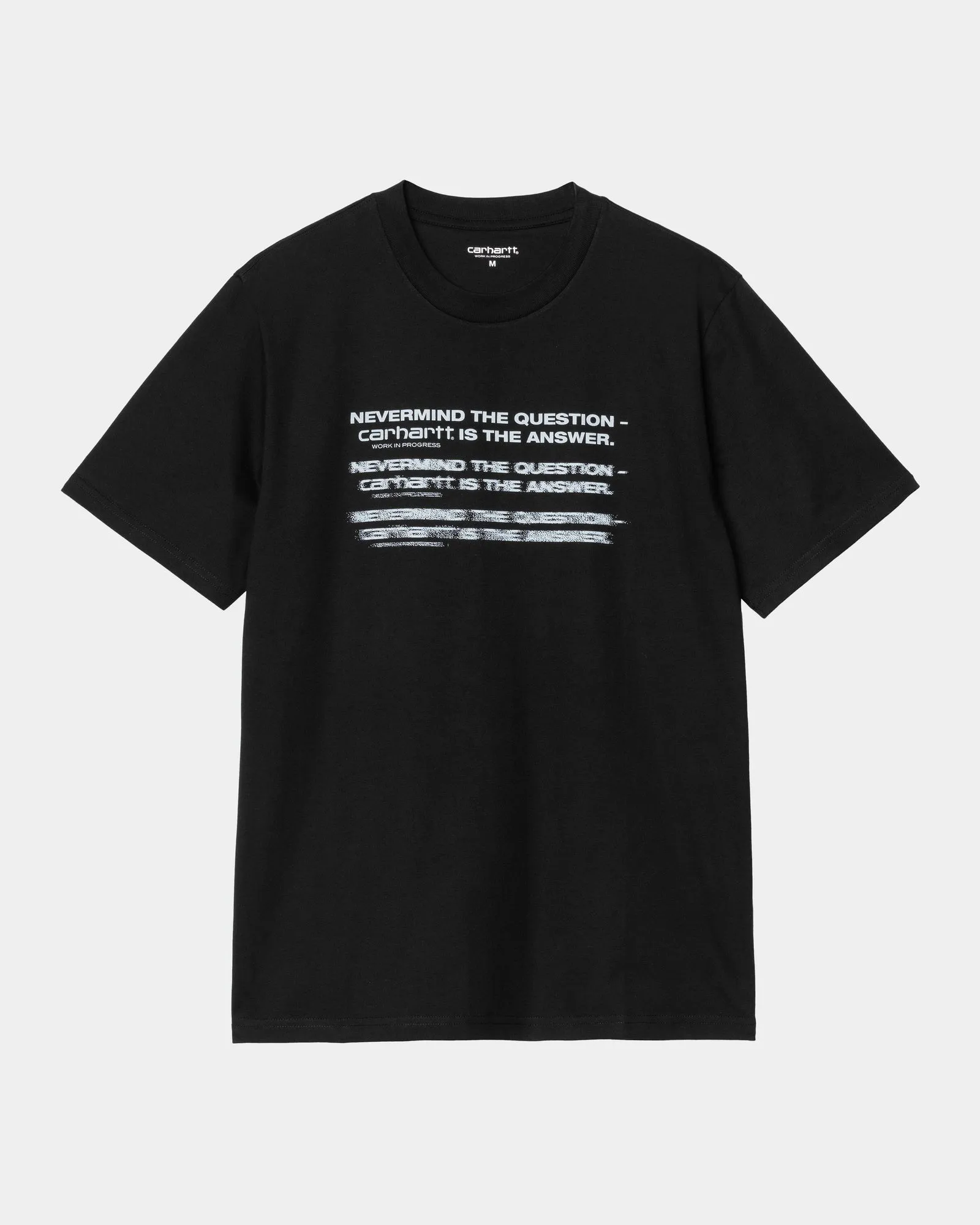 Nevermind T-Shirt | Black / White Carhartt WIP