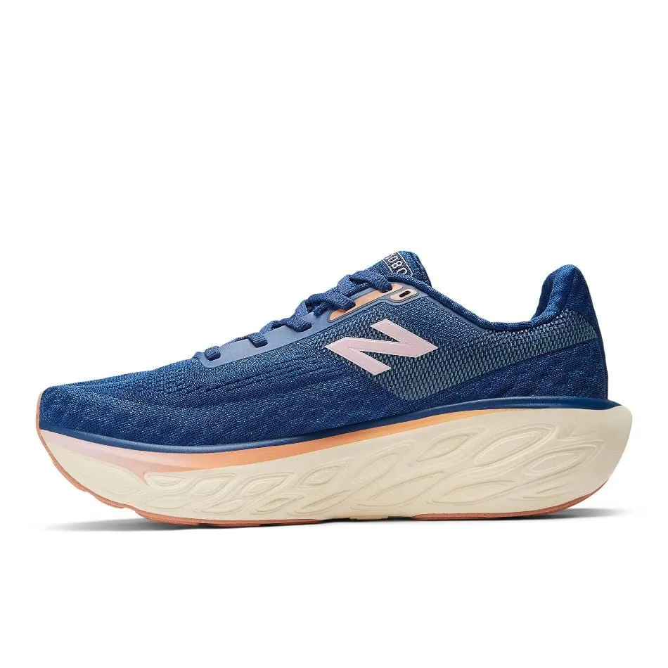New Balance Women's 1080 v14 Wide Fit (D Width) Running Shoes in Inkwell/Calcium AW24