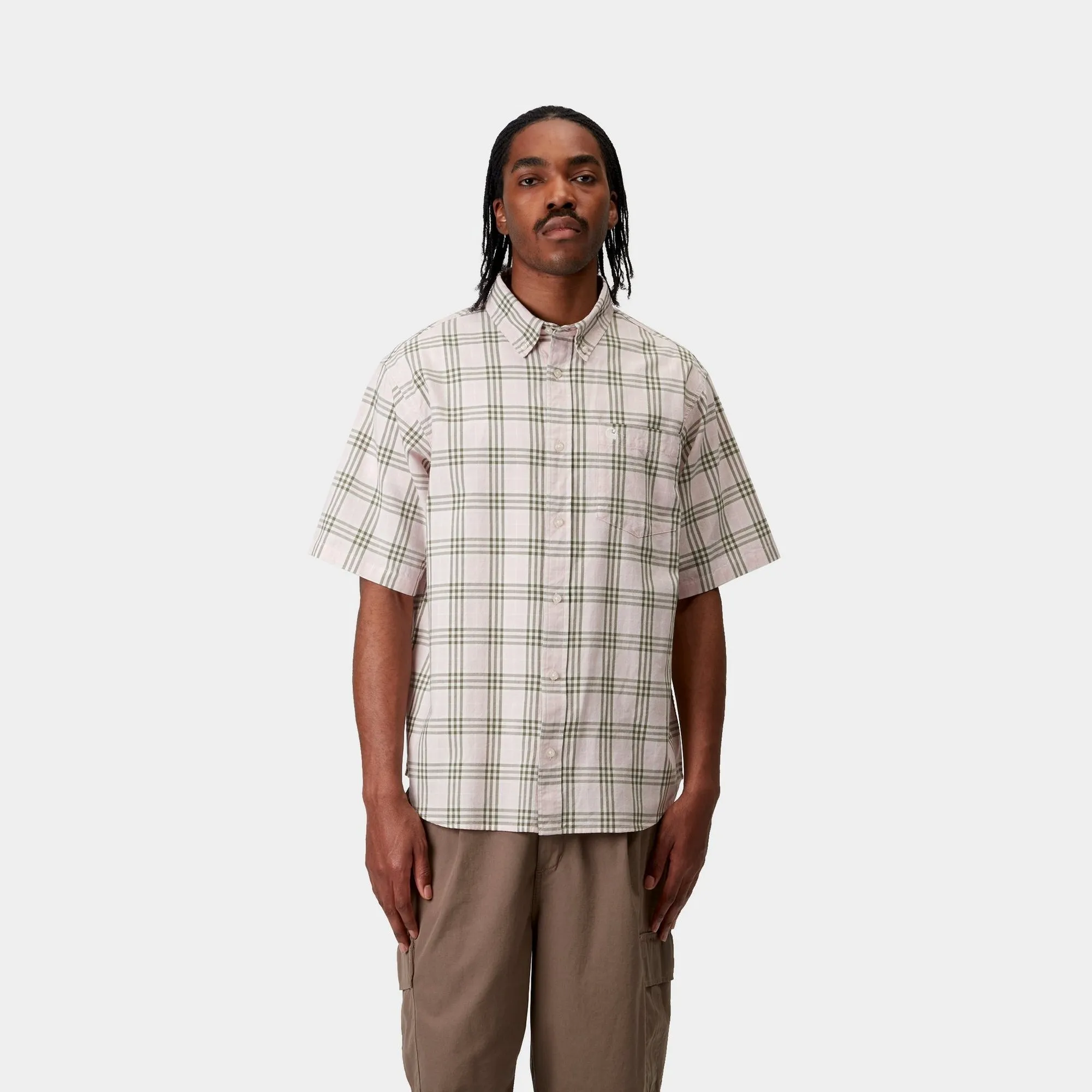 Niven Check Shirt | Air Pink / Wax Carhartt WIP