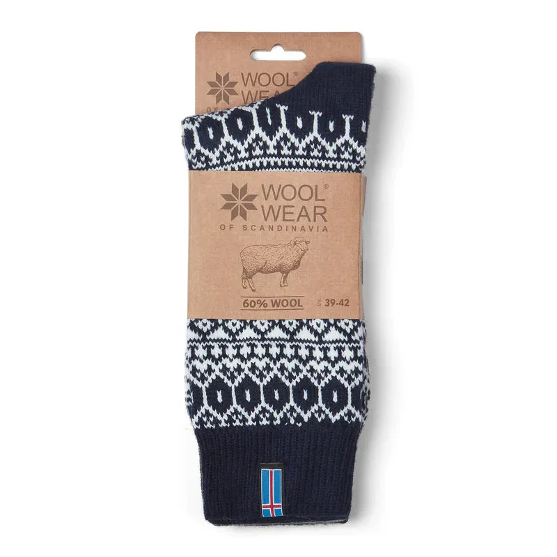 Norsk Icelander sock - Light blue, Marine or Graphite