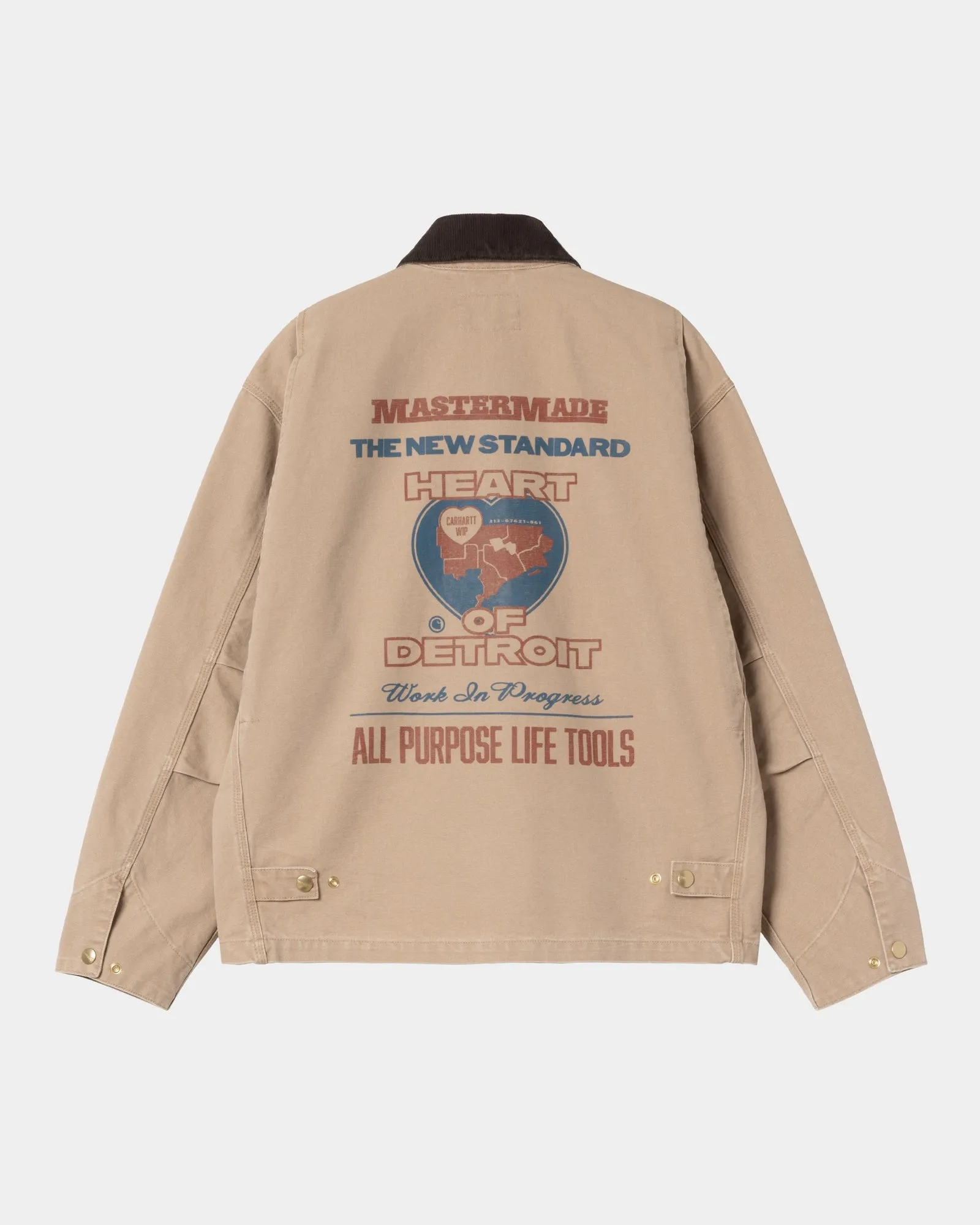 OG Arcan Graphic Jacket | Dusty Hamilton Brown / Tobacco (heavy stone wash) Carhartt WIP