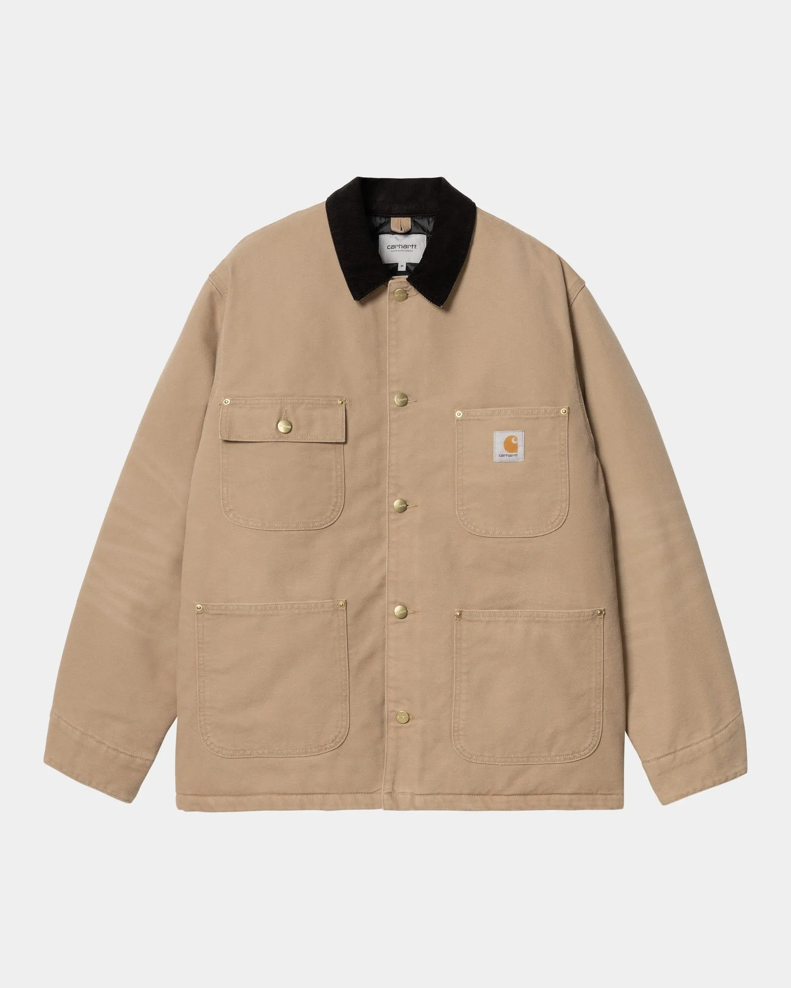 OG Chore Coat (Winter) | Peanut / Black (aged canvas) Carhartt WIP
