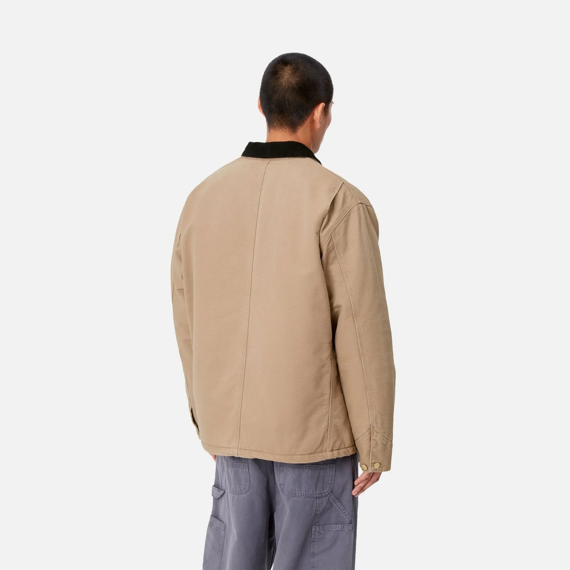 OG Chore Coat (Winter) | Peanut / Black (aged canvas) Carhartt WIP