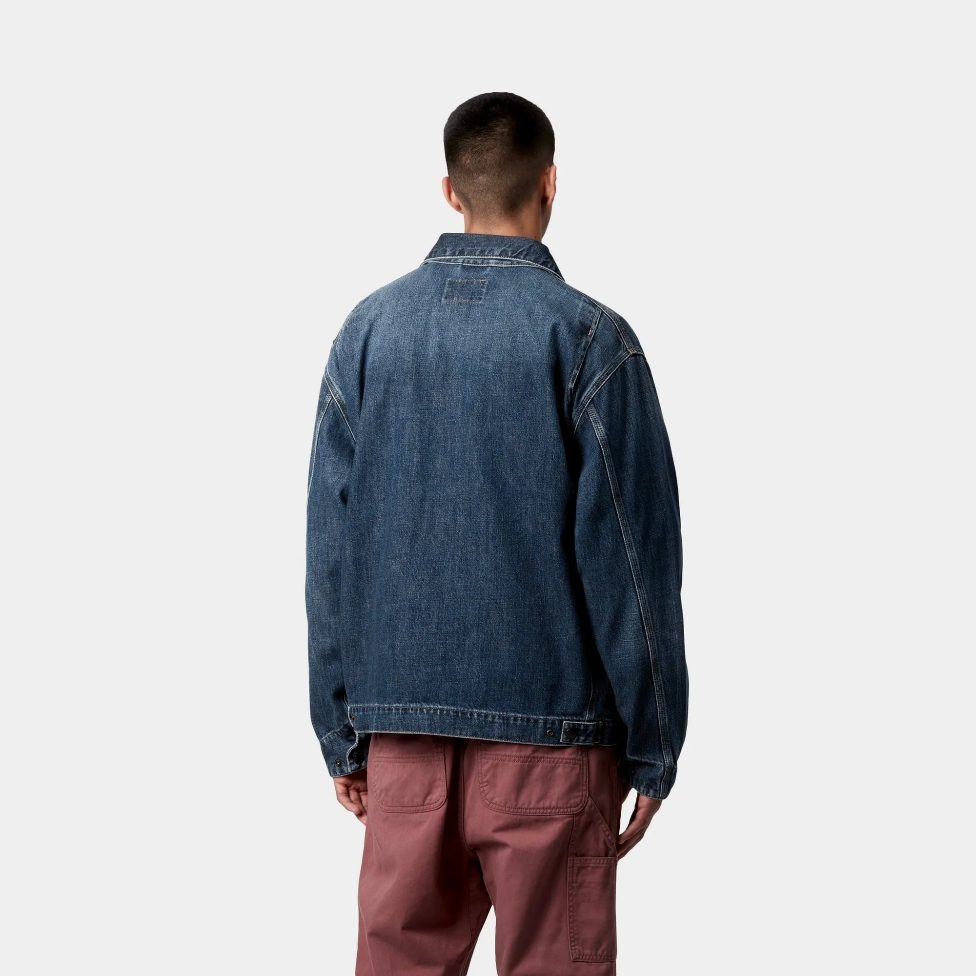 OG Detroit Jacket (Spring) - Denim | Blue (dark used wash) Carhartt WIP