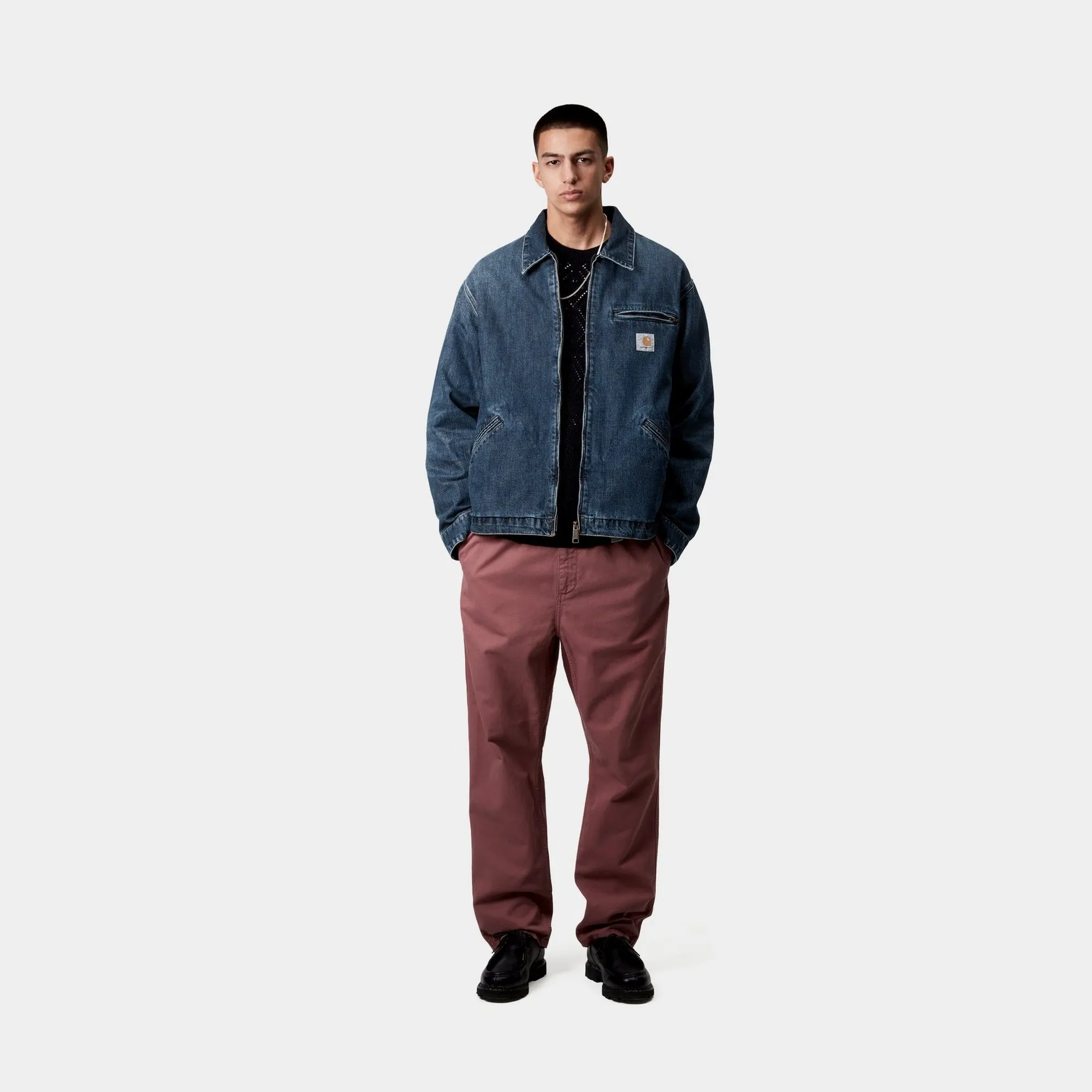 OG Detroit Jacket (Spring) - Denim | Blue (dark used wash) Carhartt WIP
