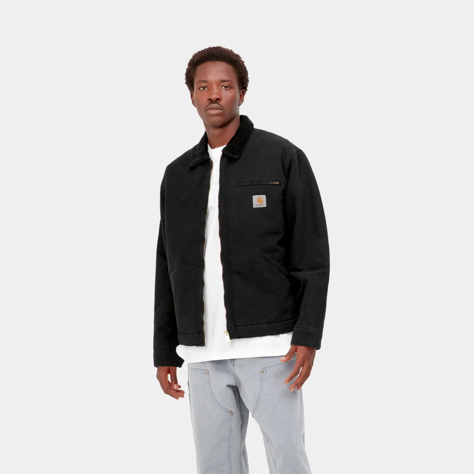 OG Detroit Jacket (Winter) | Black (aged canvas) Carhartt WIP