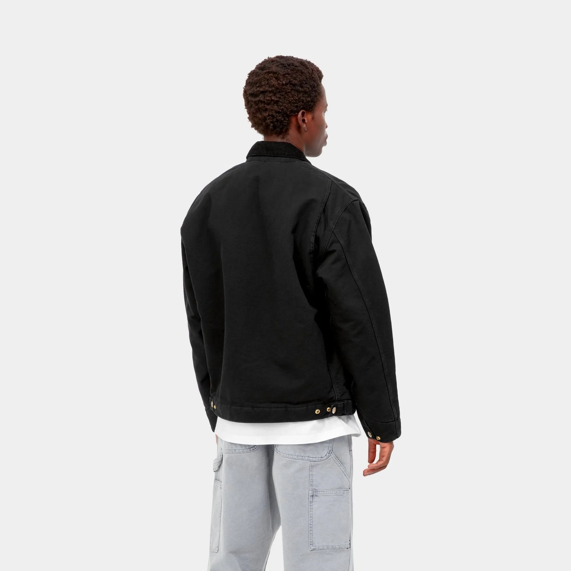 OG Detroit Jacket (Winter) | Black (aged canvas) Carhartt WIP