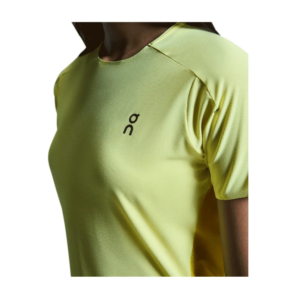On Women's Performance-T in Limelight/Lime SS25