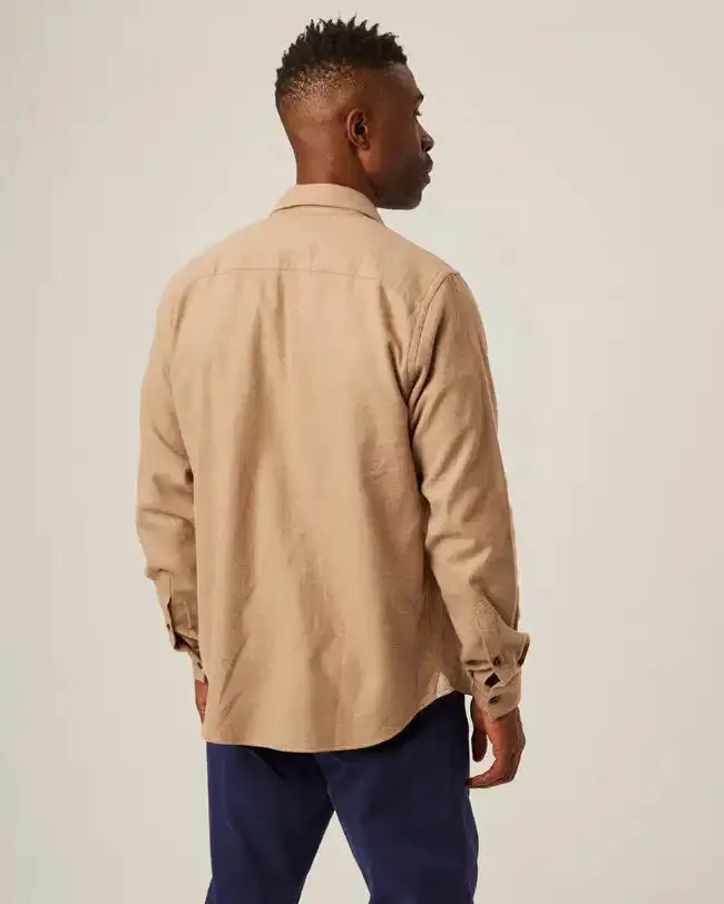 Peregrine Mens Lounge shirt - Camel
