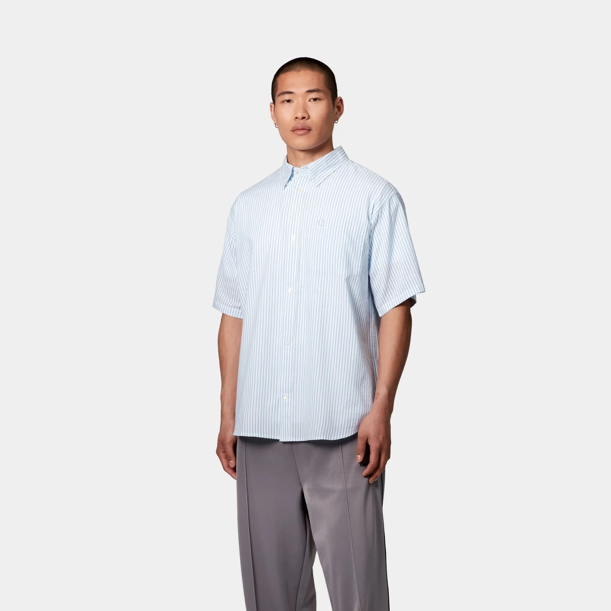 Phelps Stripe Shirt | Bluebird Carhartt WIP