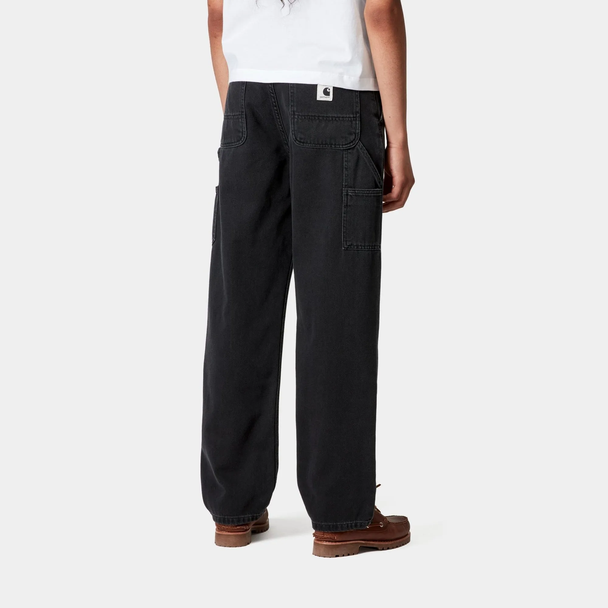 Pierce Pant Straight - Denim | Black (stone washed) Carhartt WIP