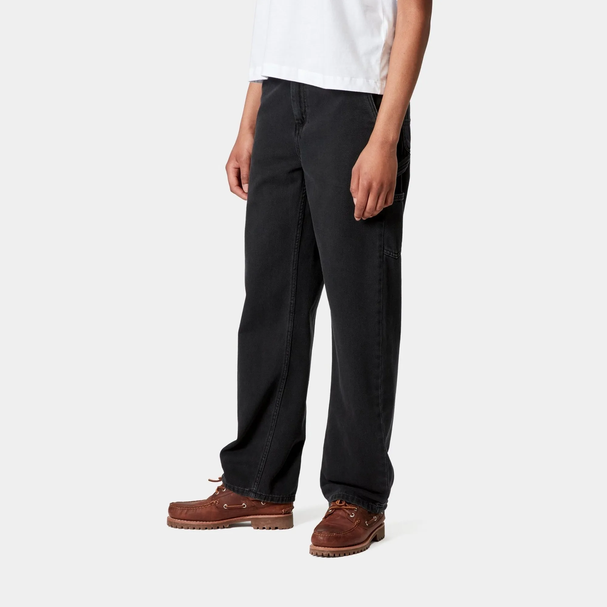 Pierce Pant Straight - Denim | Black (stone washed) Carhartt WIP