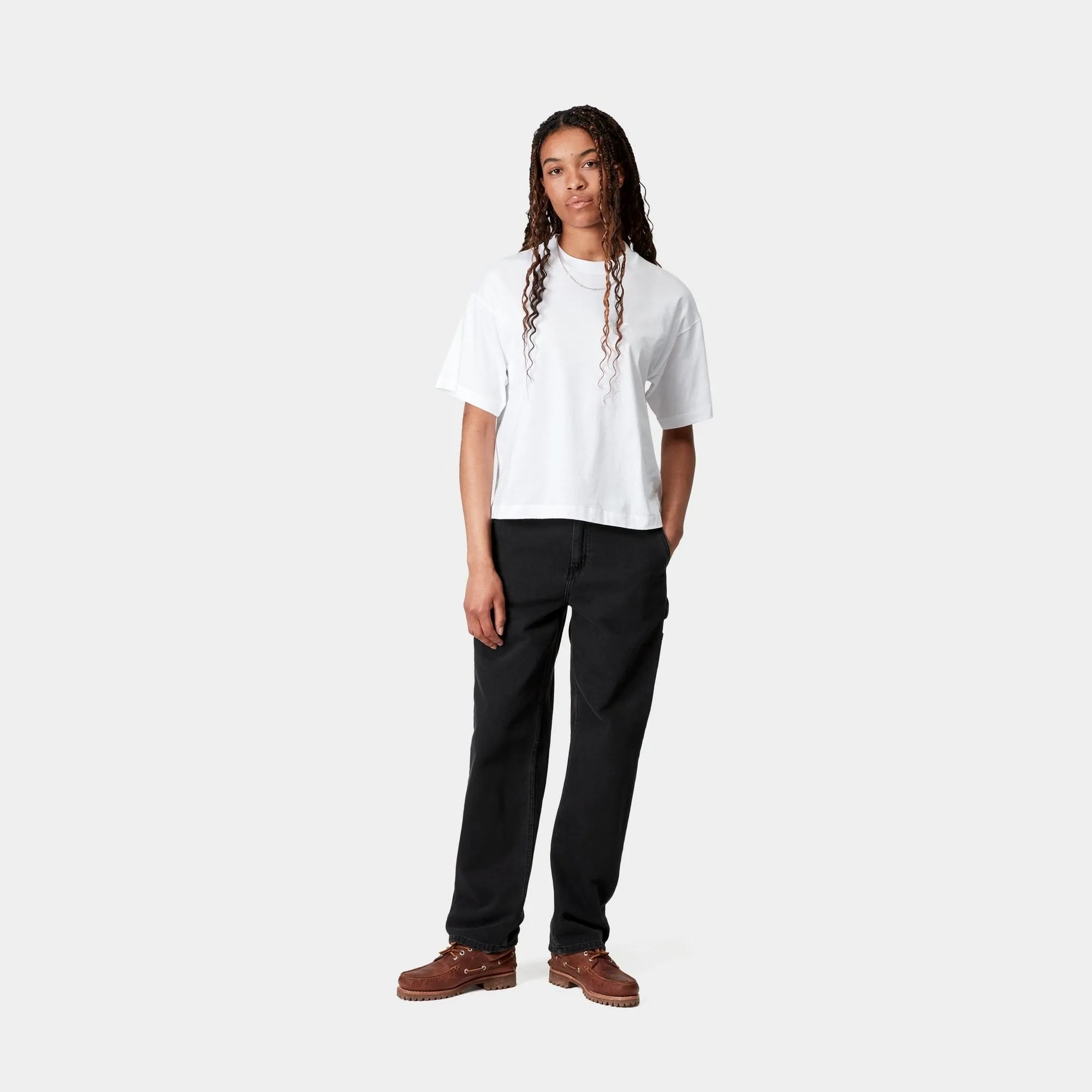 Pierce Pant Straight - Denim | Black (stone washed) Carhartt WIP