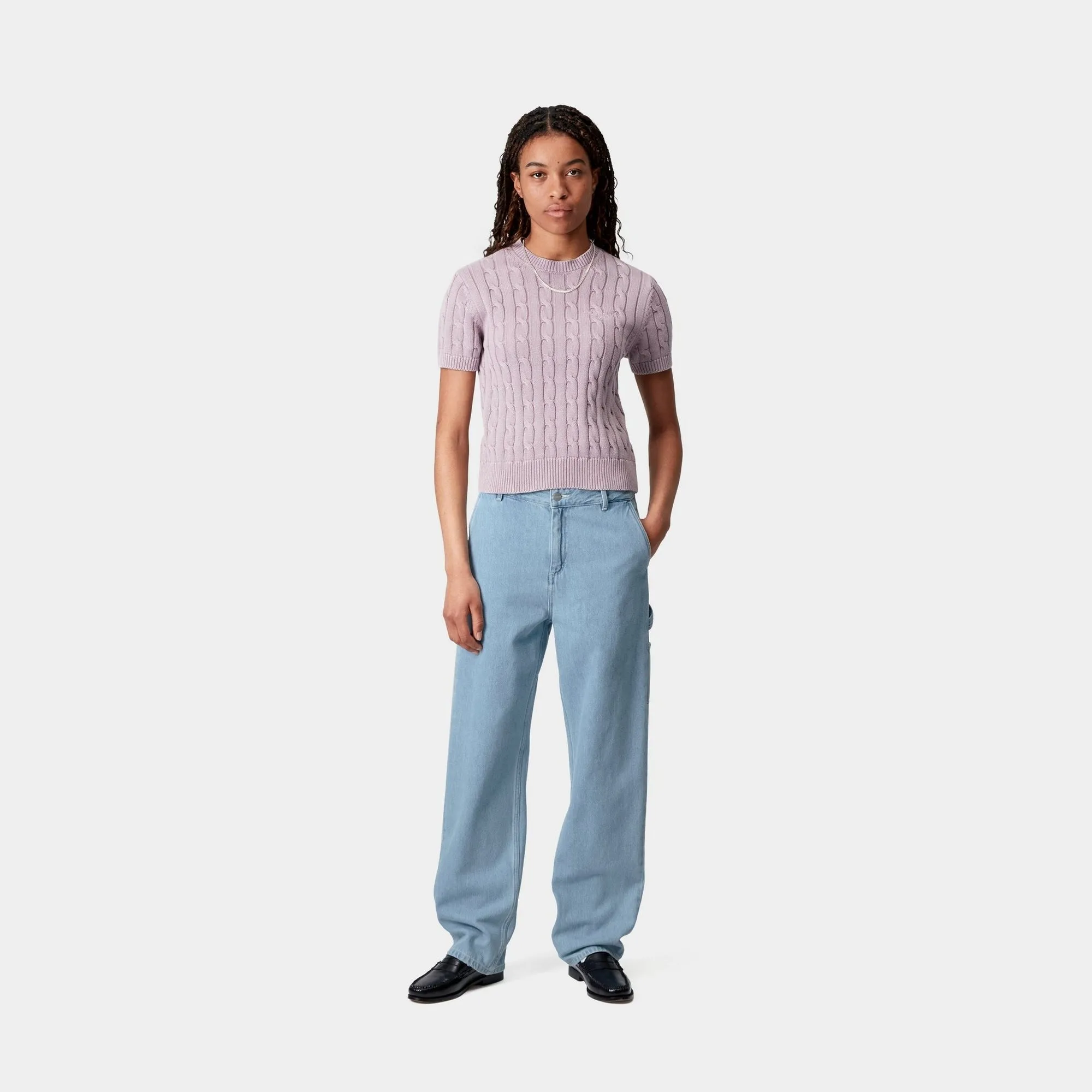 Pierce Pant Straight - Denim | Blue (stone bleached) Carhartt WIP