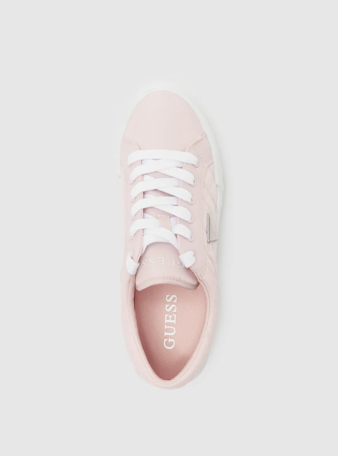 Pink Chunky Tesie Low-Top Sneakers Guess