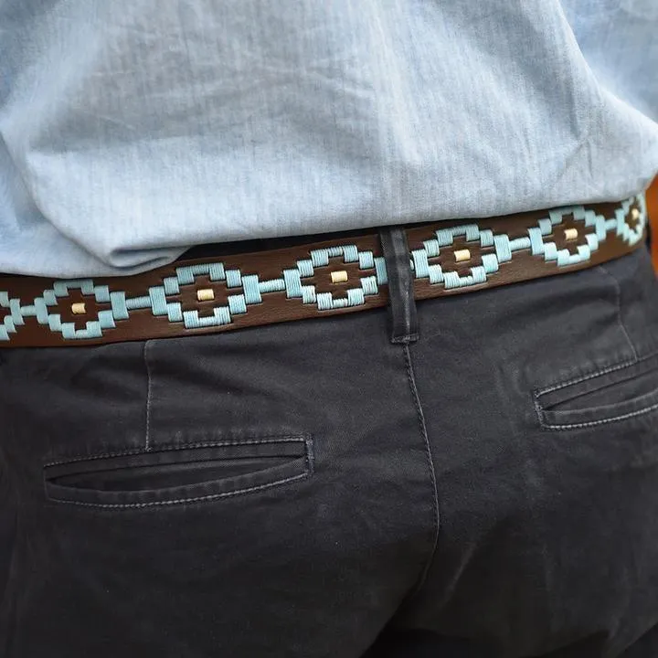 Pioneros Belt Pale Blue Dots