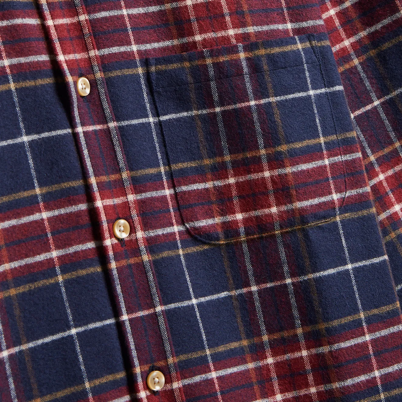 Portuguese Flannel Station Shirt Blue / Red