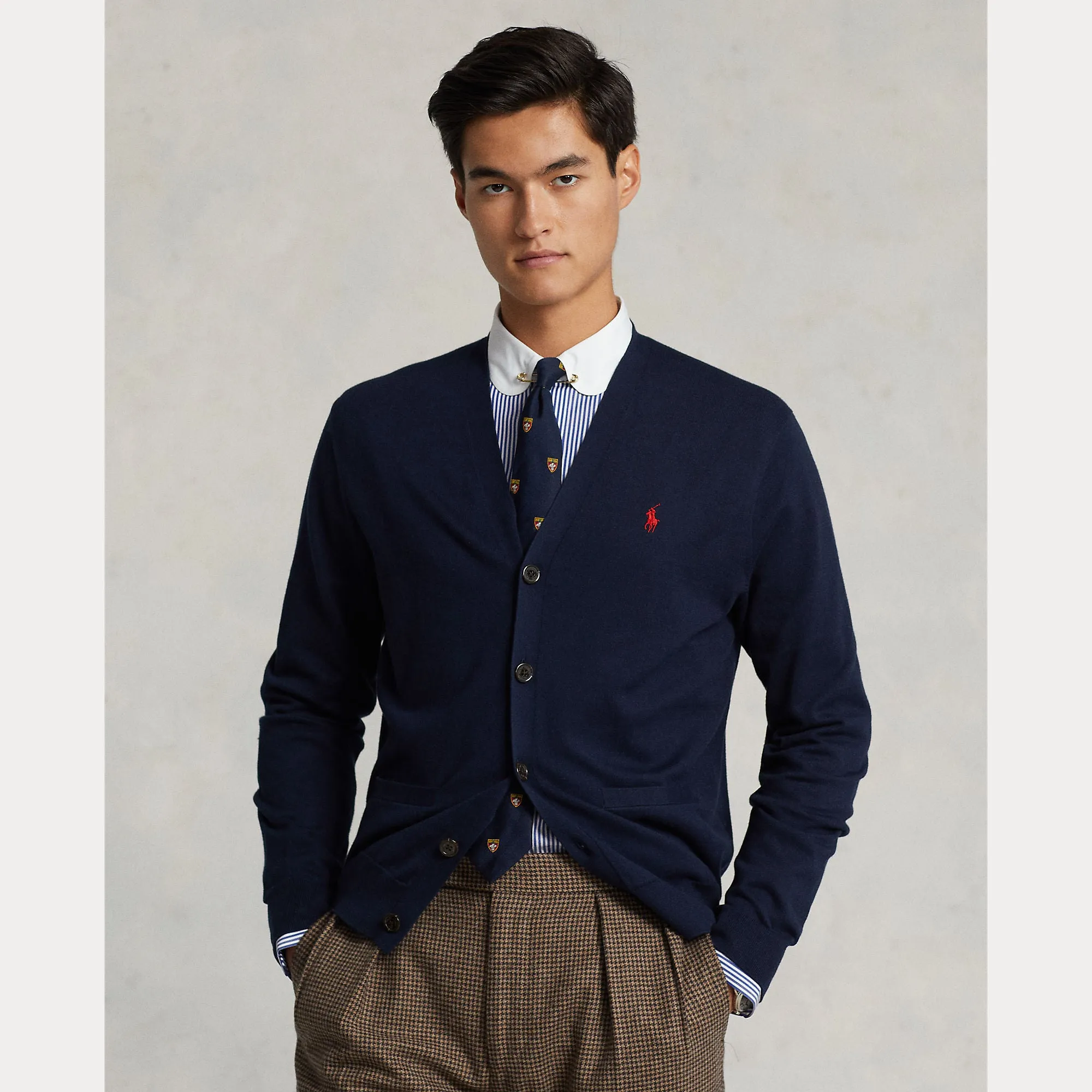 Ralph Lauren Mens Cardigan - Hunter Navy