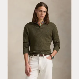 Ralph Lauren Mens Collar pullover - Olive