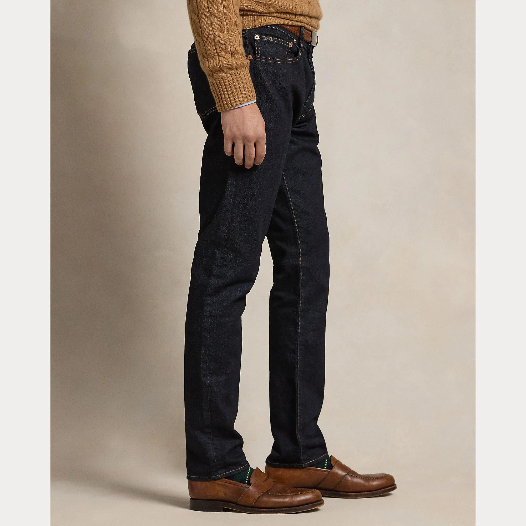 Ralph Lauren Mens Rinse stretch Jean - Dark blue