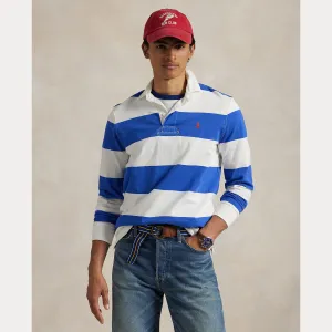 Ralph Lauren Mens Rugby Shirt - Blue stripe