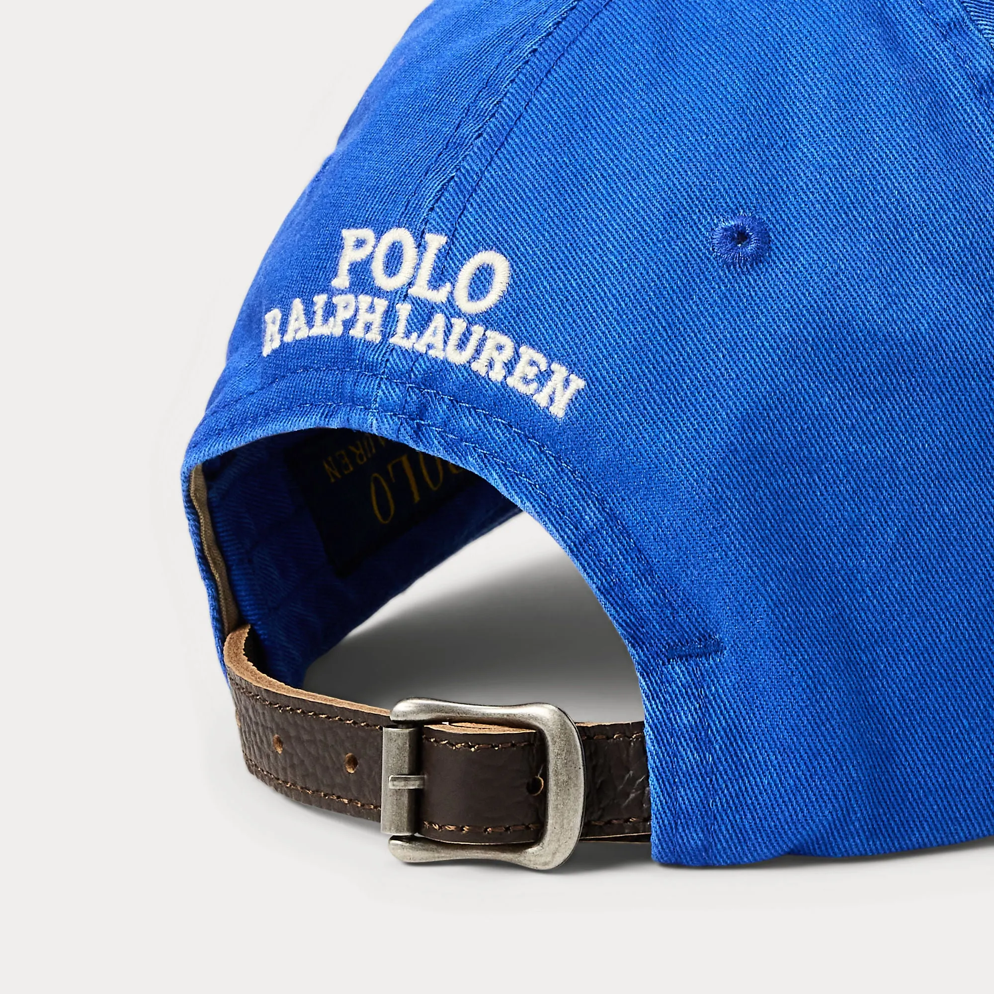 Ralph Lauren Mens Sports Teddy Logo Cap - Blue