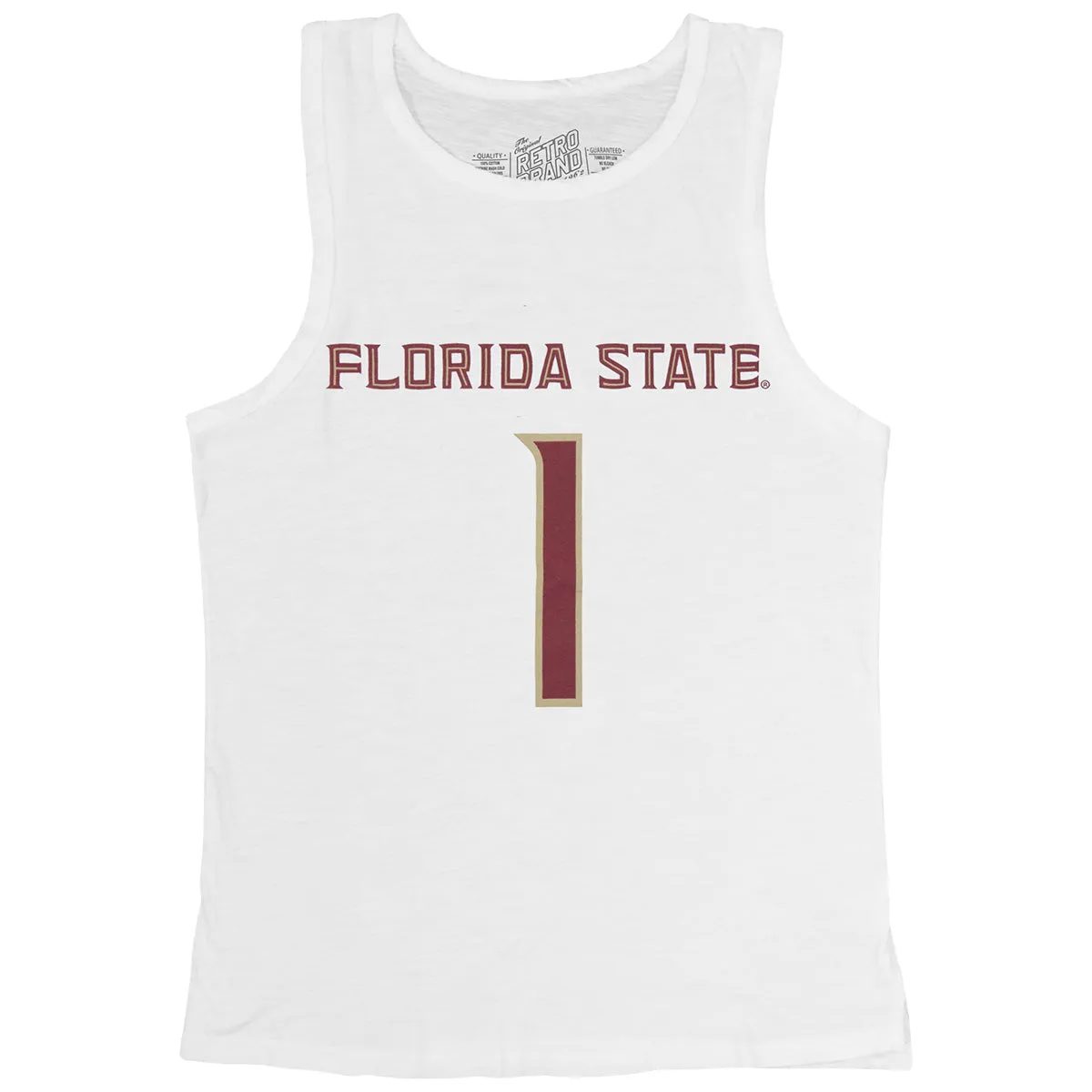Retro Brand Women's M. Anderson #1 Tank - White