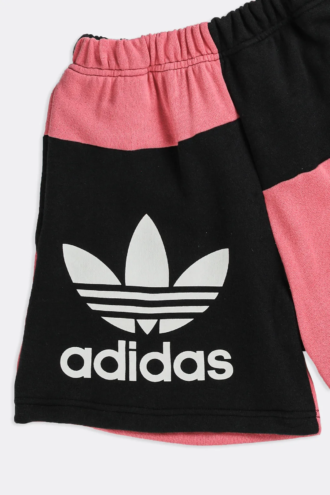 Rework Adidas Patchwork Sweatshorts - XS Frankie