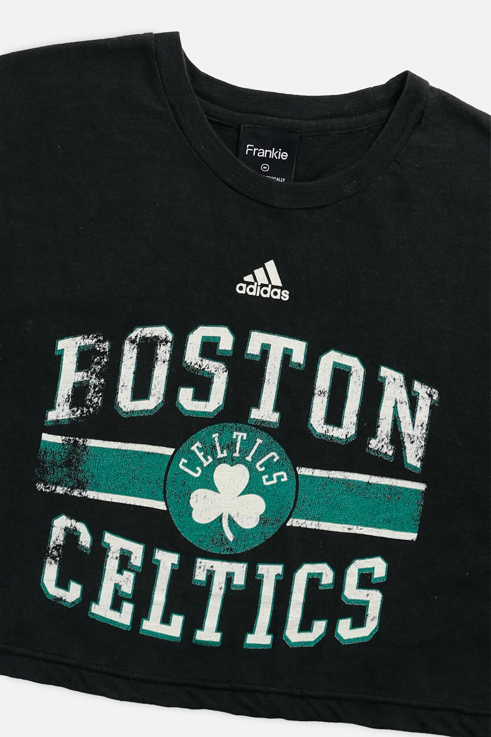 Rework Boston Celtics NBA Crop Tee - M Frankie