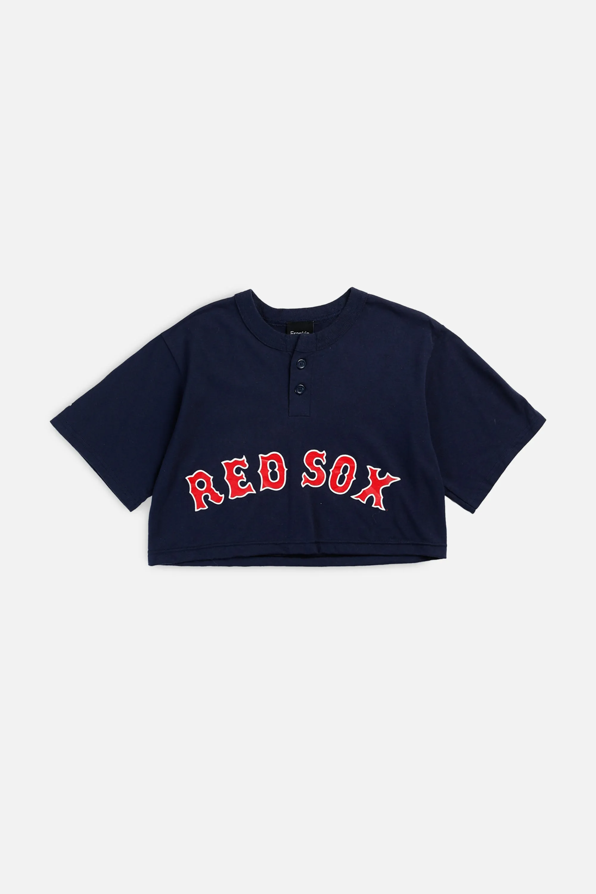Rework Boston Red Sox MLB Crop Tee - XS Frankie