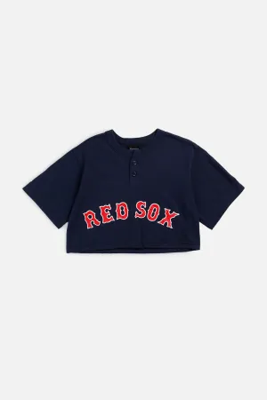 Rework Boston Red Sox MLB Crop Tee - XS Frankie