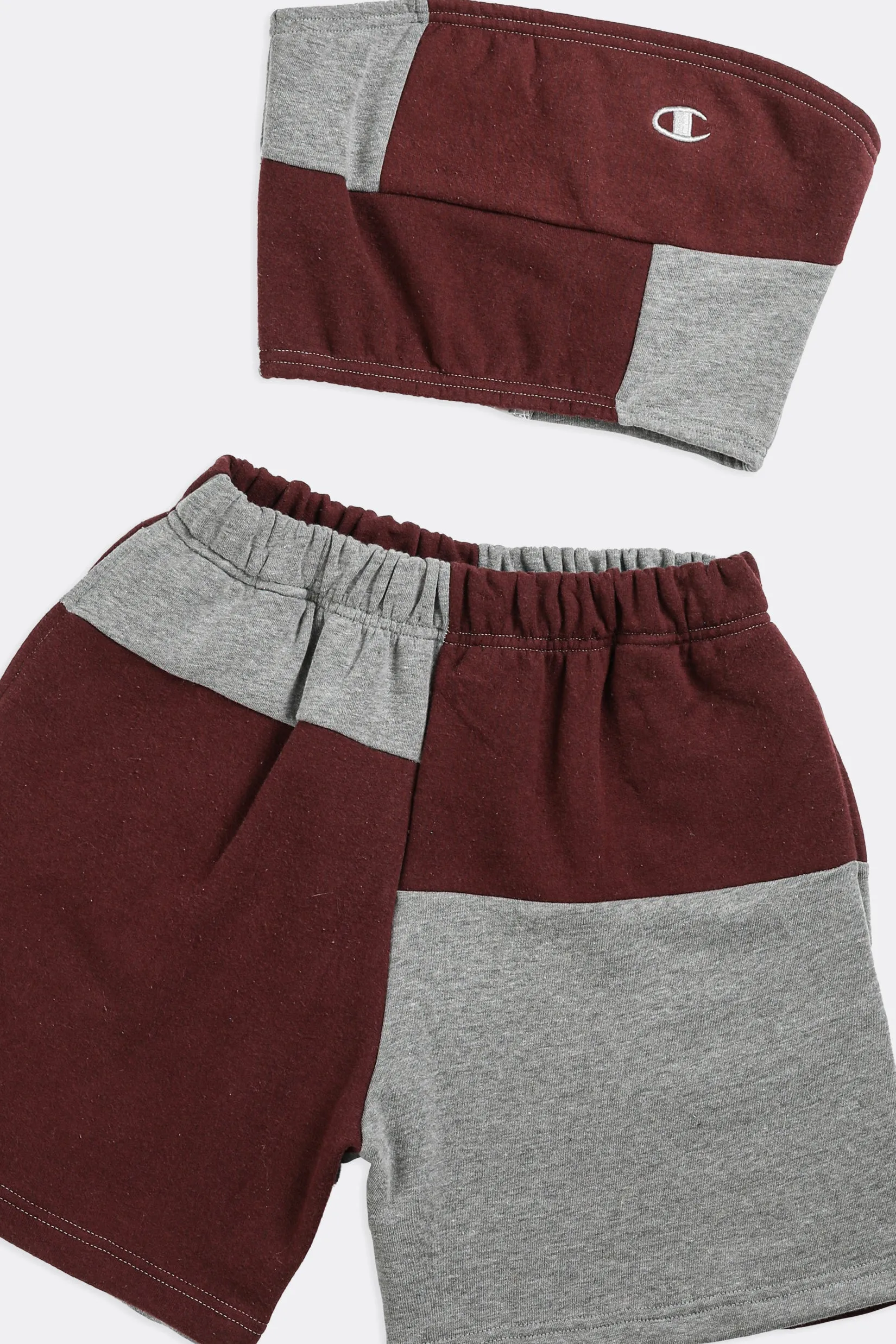 Rework Champion Patchwork Sweatshorts Set - XS Frankie