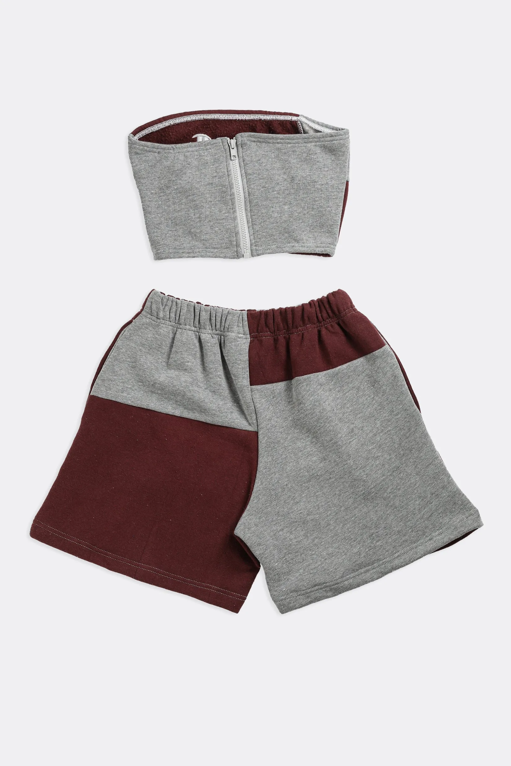 Rework Champion Patchwork Sweatshorts Set - XS Frankie