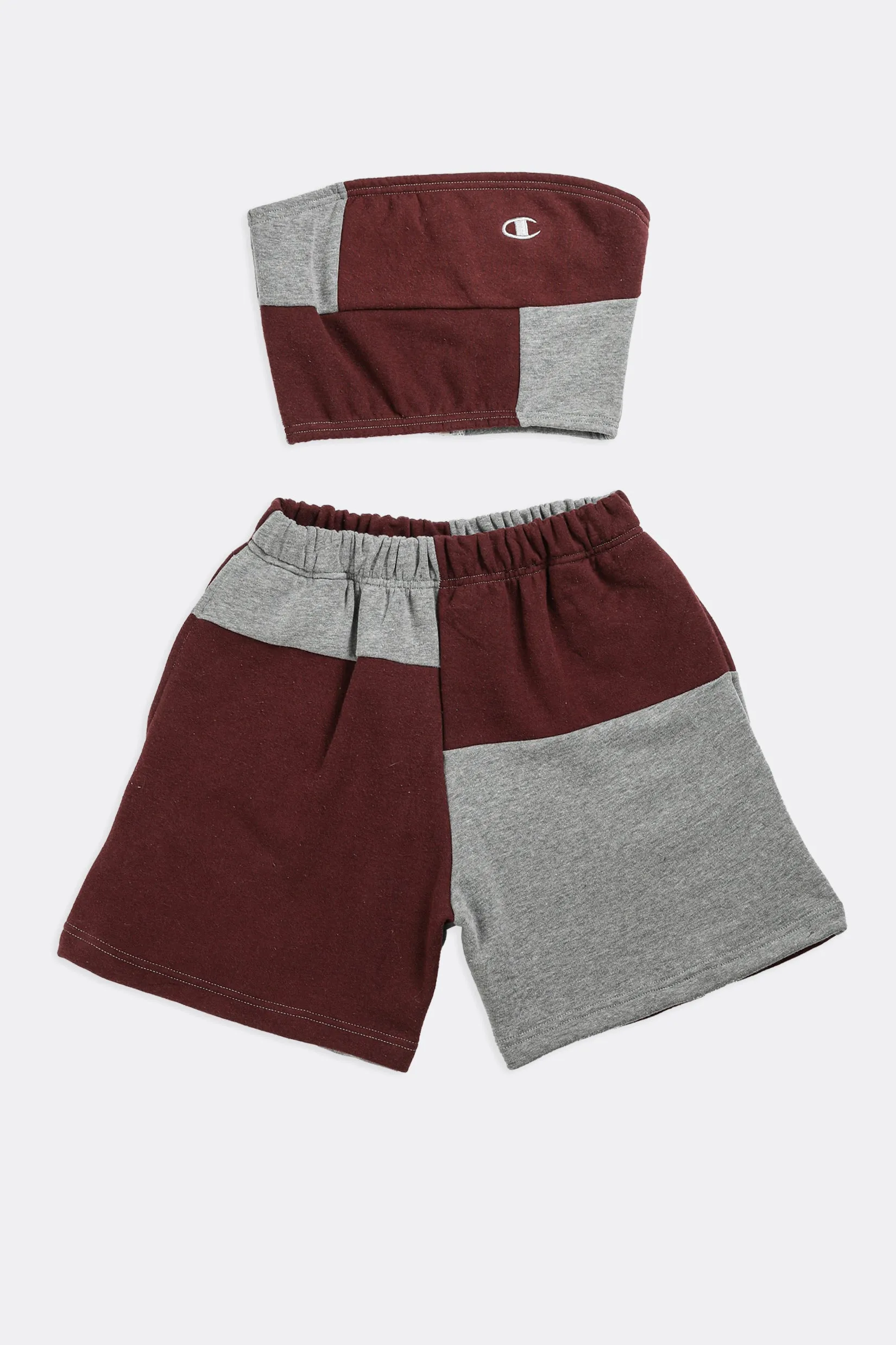 Rework Champion Patchwork Sweatshorts Set - XS Frankie
