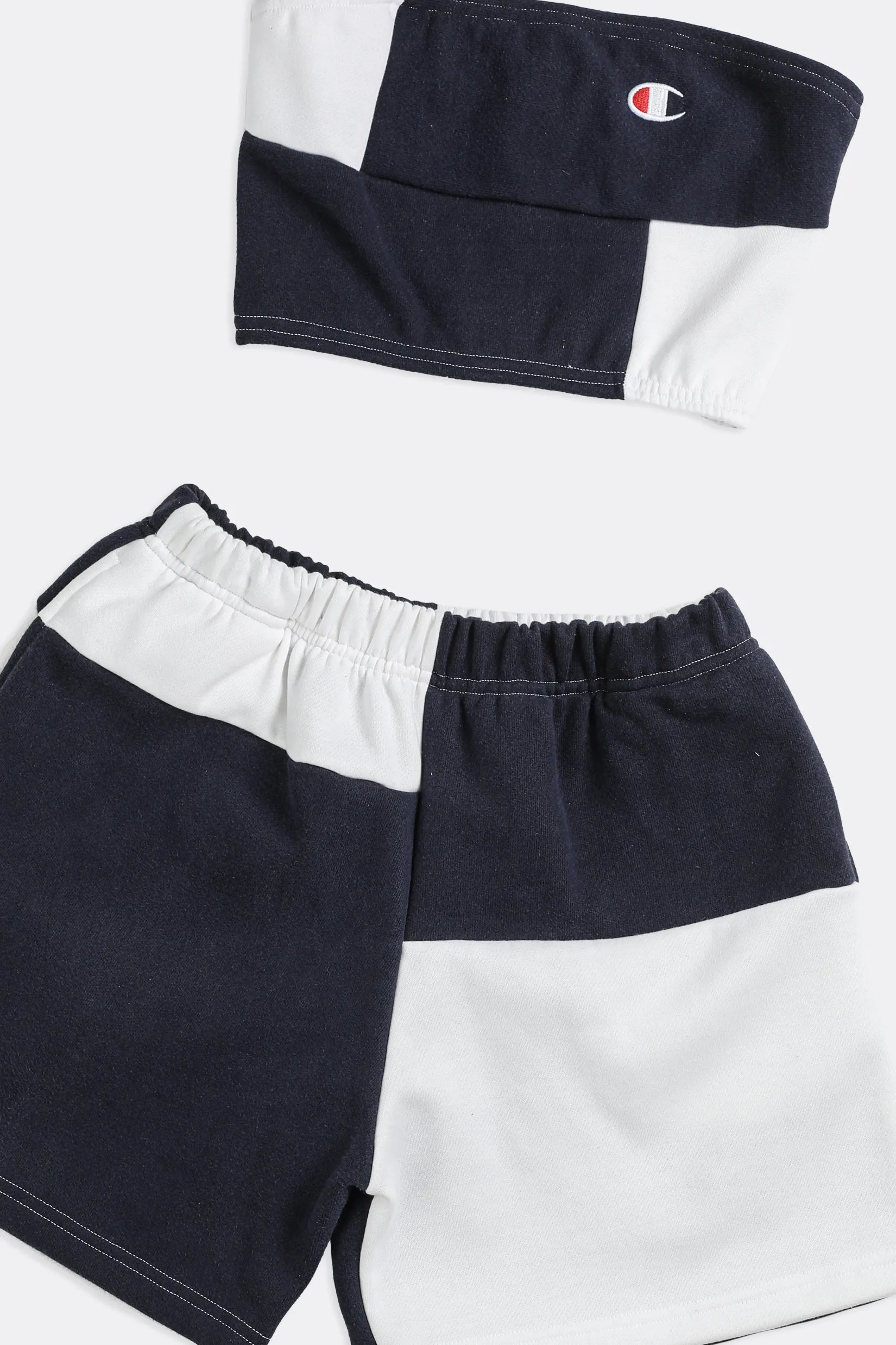 Rework Champion Patchwork Sweatshorts Set - XS, S, M, L Frankie