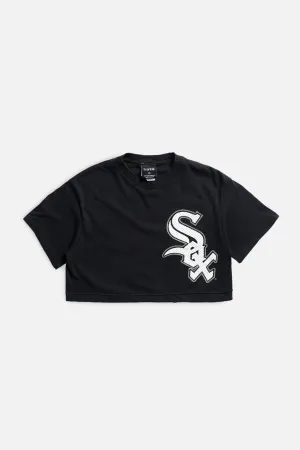 Rework Chicago White Sox MLB Crop Tee - XS Frankie
