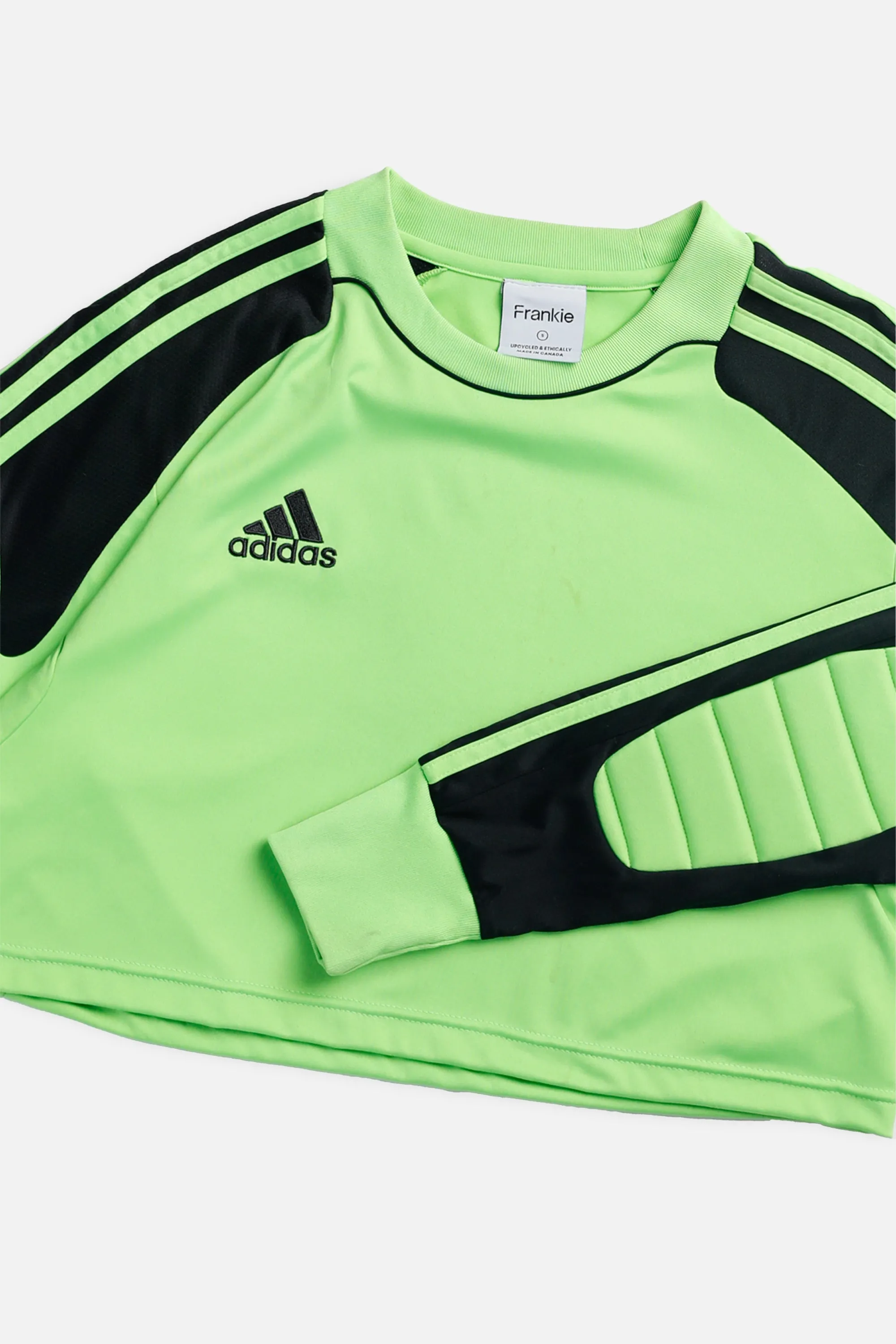 Rework Crop Adidas Soccer Jersey - S Frankie