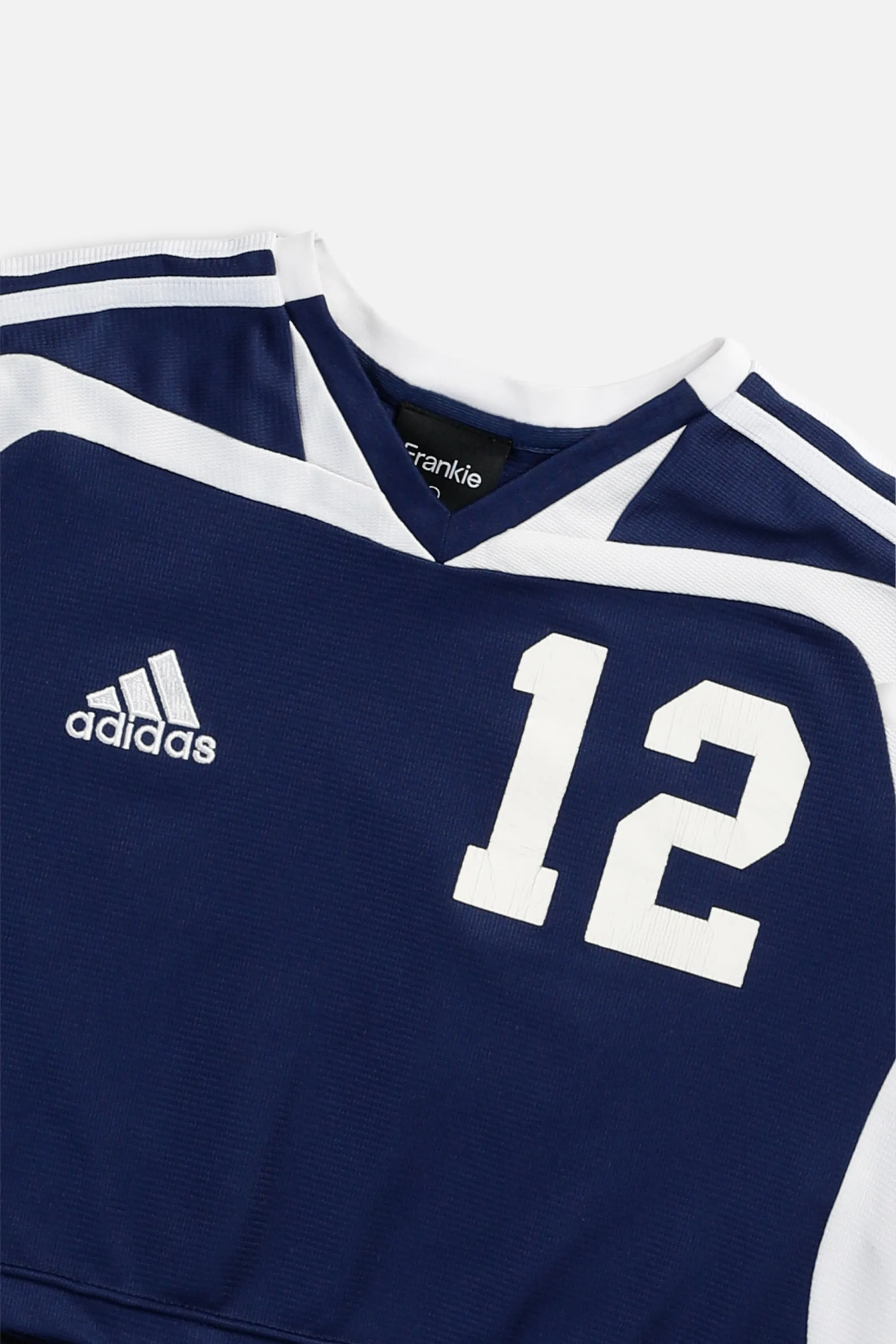 Rework Crop Adidas Soccer Jersey - S Frankie