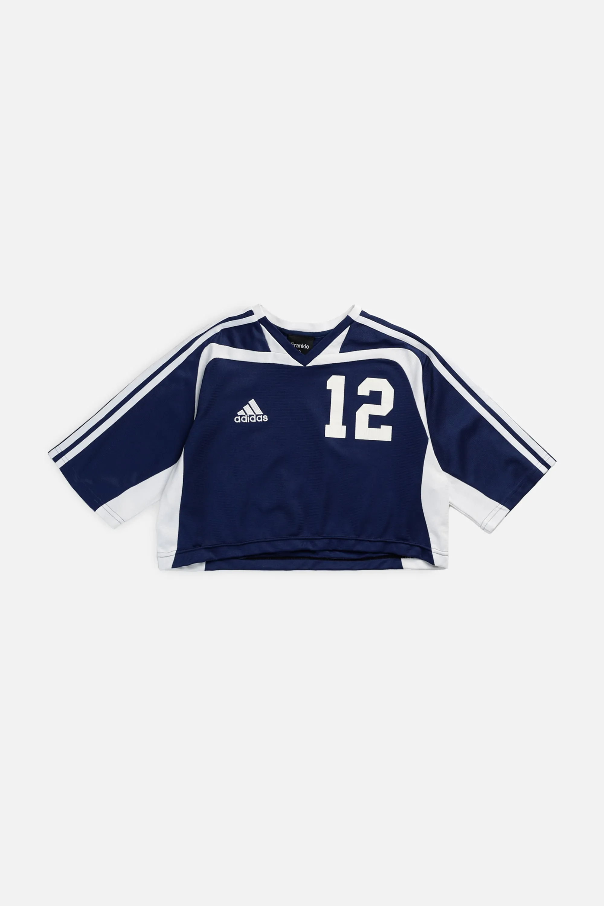 Rework Crop Adidas Soccer Jersey - S Frankie