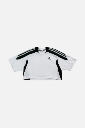 Rework Crop Adidas Soccer Jersey - S Frankie