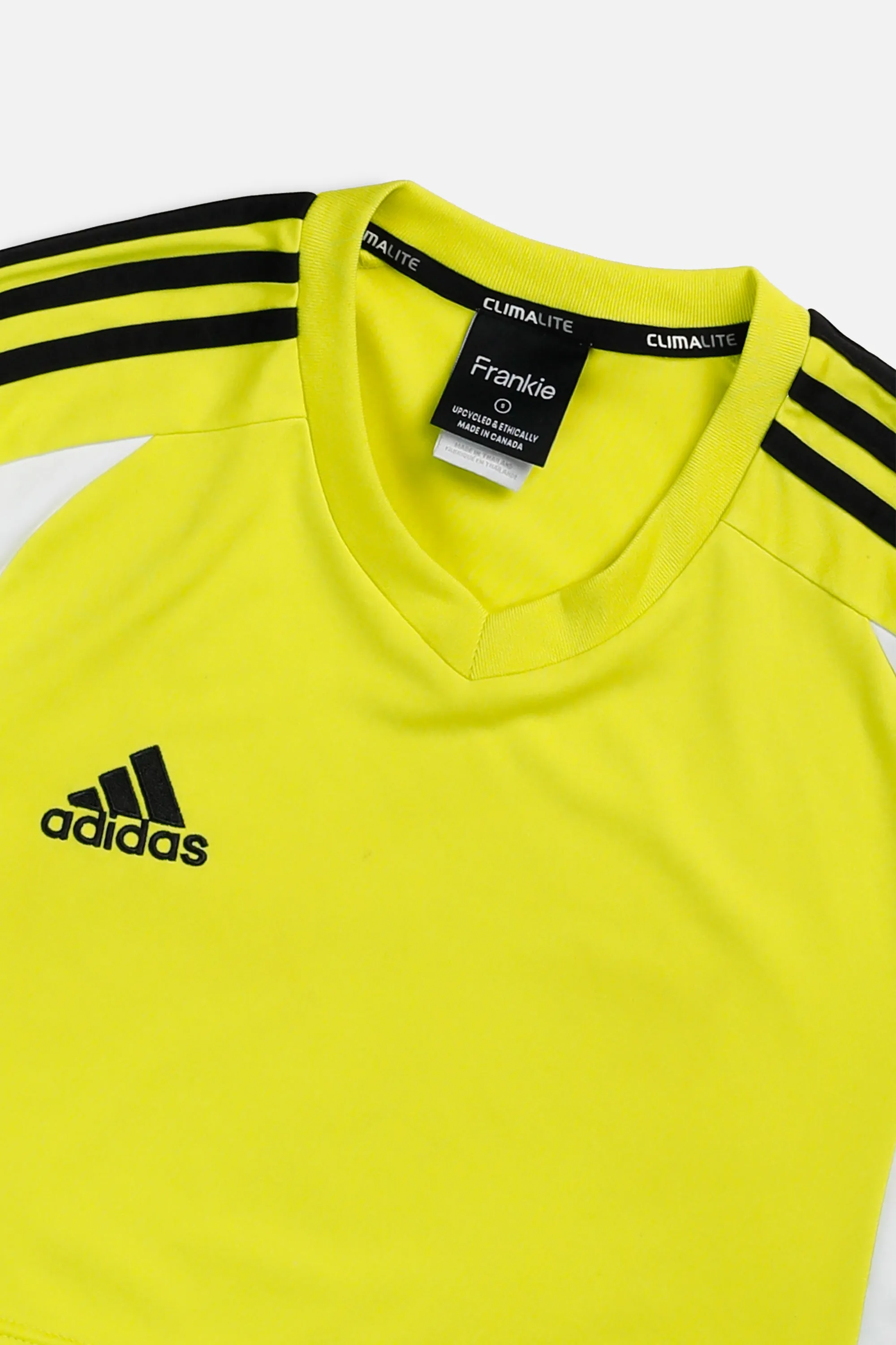 Rework Crop Adidas Soccer Jersey - S Frankie