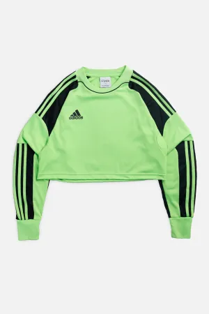 Rework Crop Adidas Soccer Jersey - S Frankie