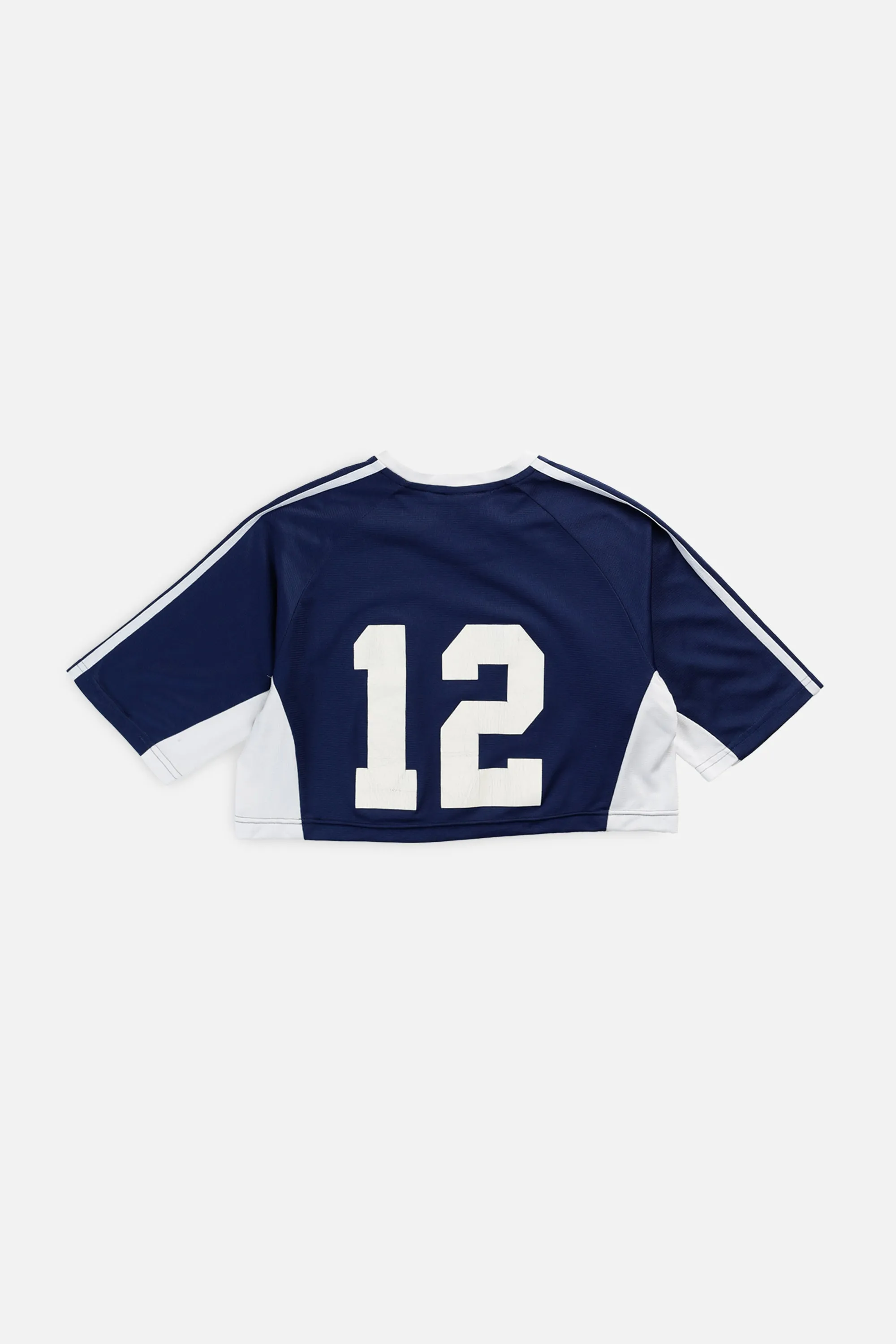 Rework Crop Adidas Soccer Jersey - S Frankie
