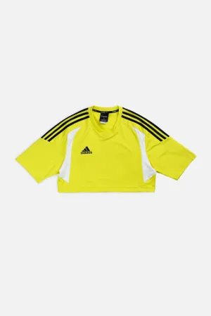 Rework Crop Adidas Soccer Jersey - S Frankie
