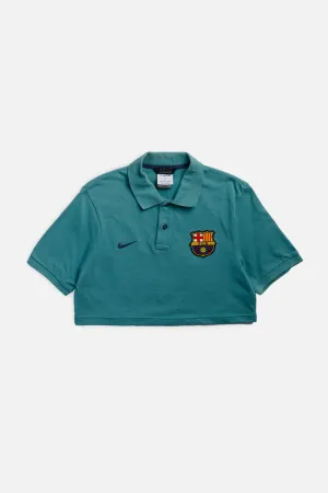 Rework Crop Barcelona Soccer Tee - XS Frankie